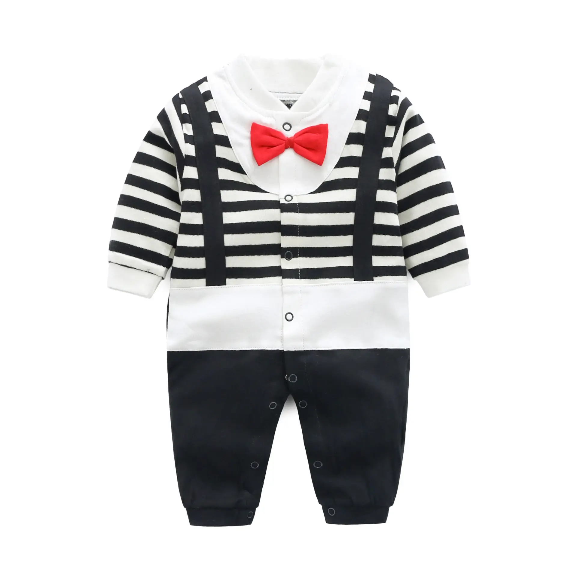Romper Newborn Long Sleeve Romper Full Moon Suit