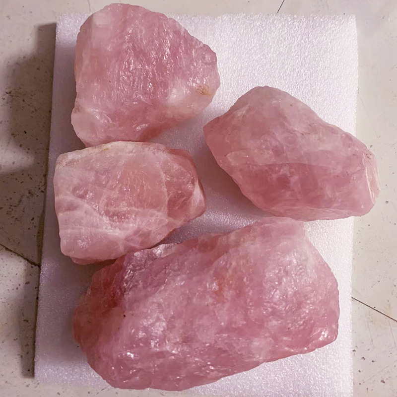 Natural Crystal Stone Rock Blocks Carved Domestic Ornaments