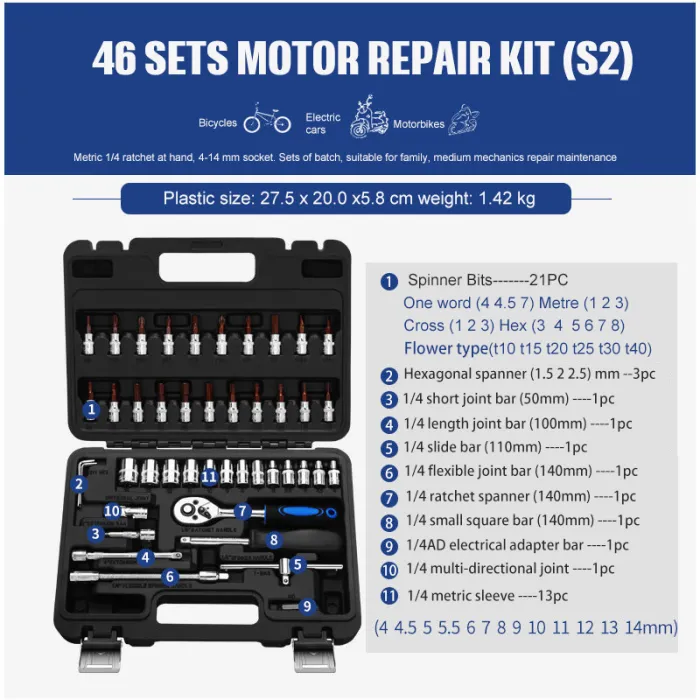 Socket Ratchet Wrench Set - detail photo 6
