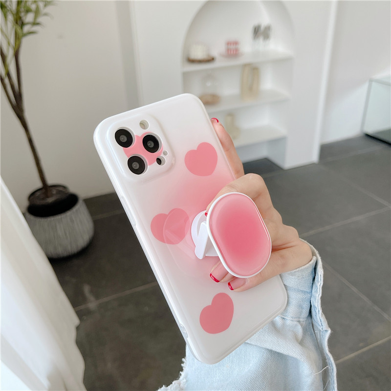 Rose red phone case plus stand