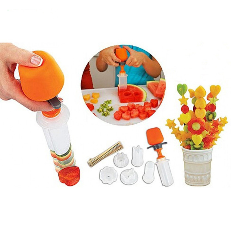 Title 4, Fruit Cake Model DIY Fruit Decorator 6-piece Set