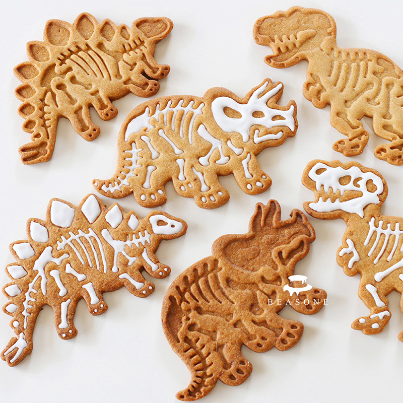 Dinosaur fondant icing biscuit cookie cutter (tyrannosaurus