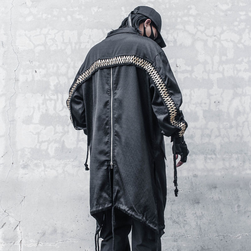 Fashion Lapel Coat With Loose Cape