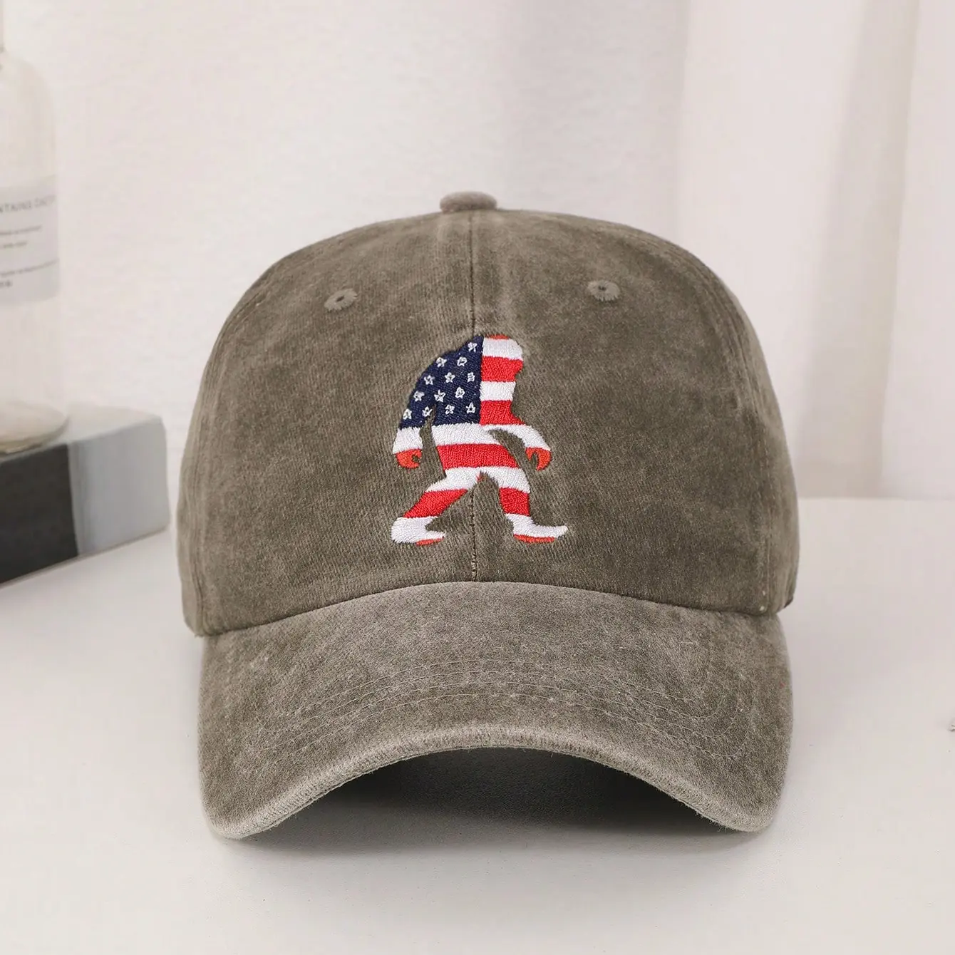 Summer Couple Vintage Washed Baseball Cap, Cute Embroidery Trendy Casual Hat For Daily Commute