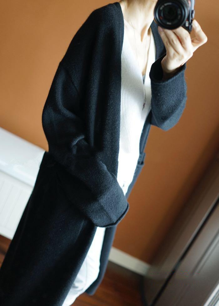 Title 3, Loose Plus Size Sweater Coat