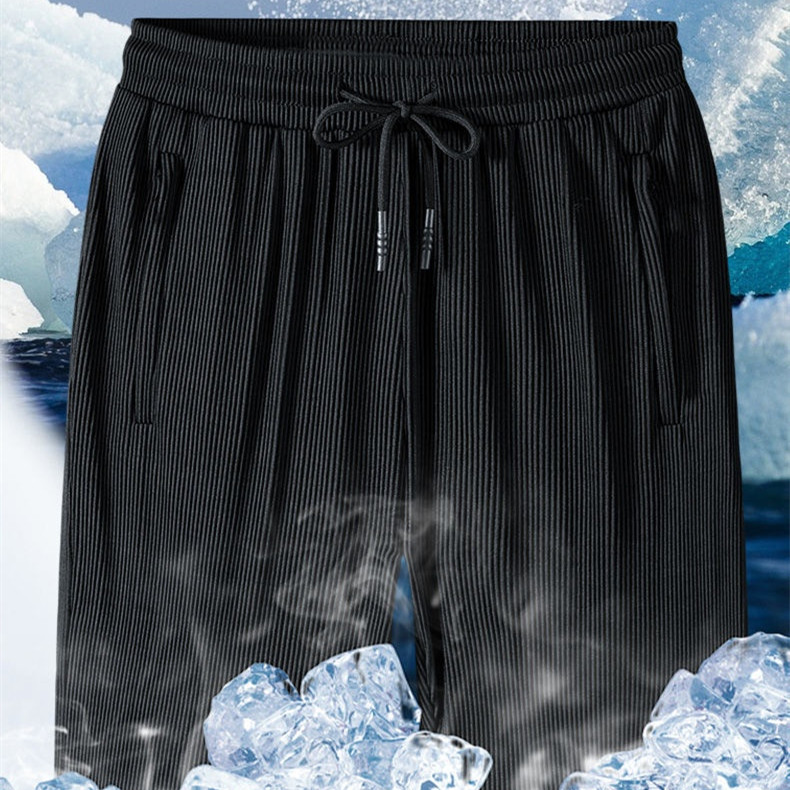 Plus Size Mesh Quick Drying Capris