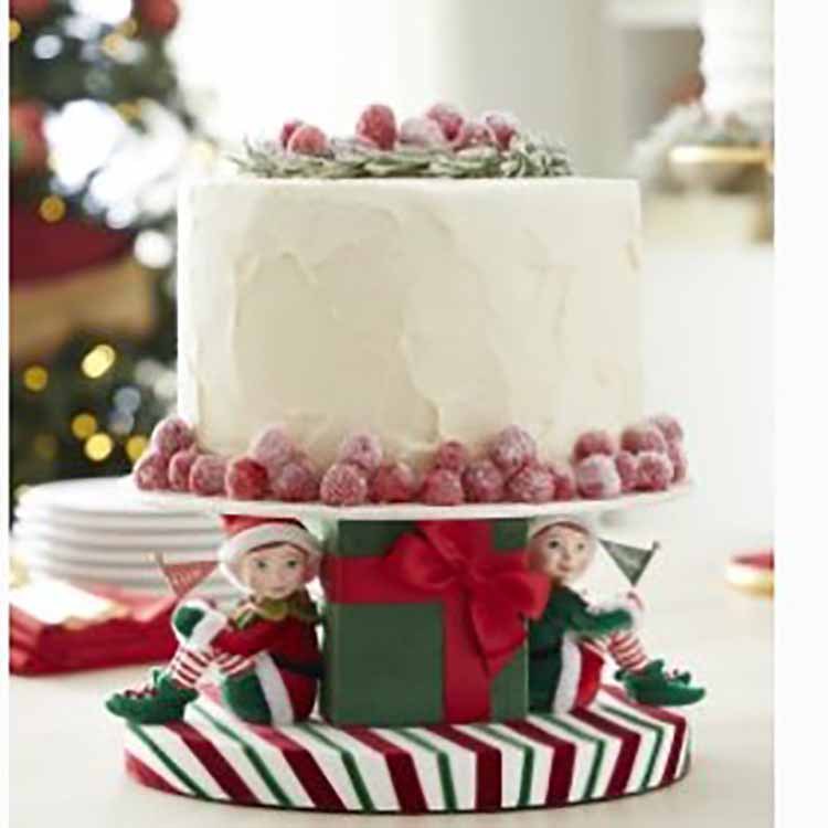 Christmas Boots Layered Tray Snack Rack