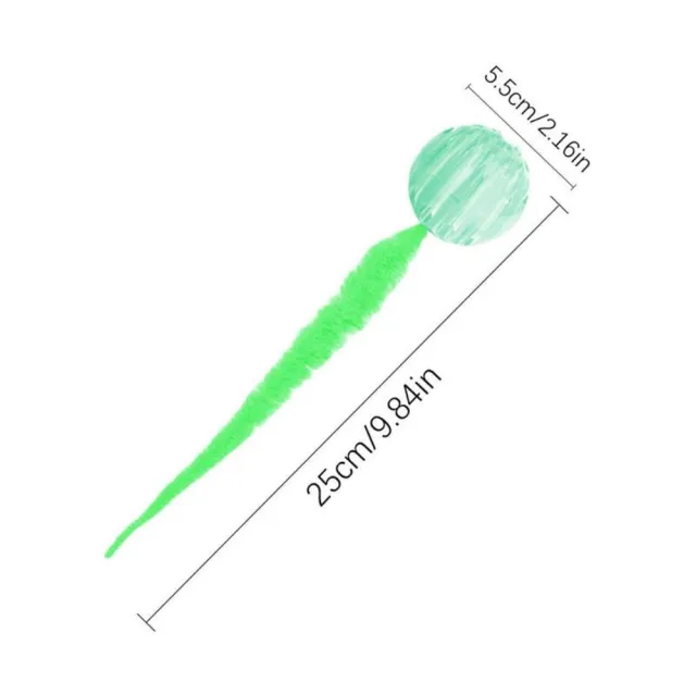 Interactive Cat Ball Toy Interactive Worm Bouncy Balls Cat Toy Safe Indoor Cats Toy Balls For Indoor Cats Kitten Green - Shop at LoveMi