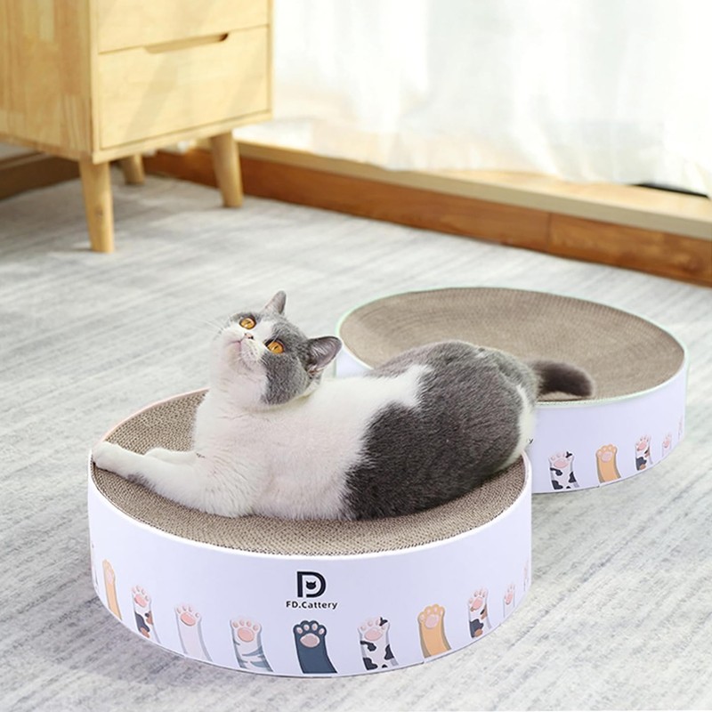 Cat Scratching Board Cat Scratcher Bed Round Cat Scratcher Bowl Nest Cat Bed UK