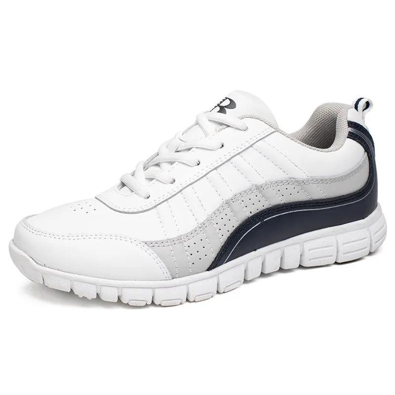 Breathable Sports Sneakers Autumn Women's White Shoes - Black