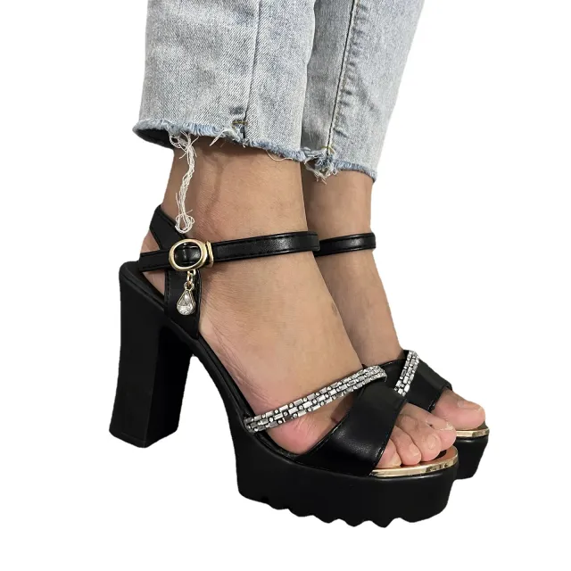 Women's Summer New Fashion Thick Sole Sandals Black - Shop at LoveMi