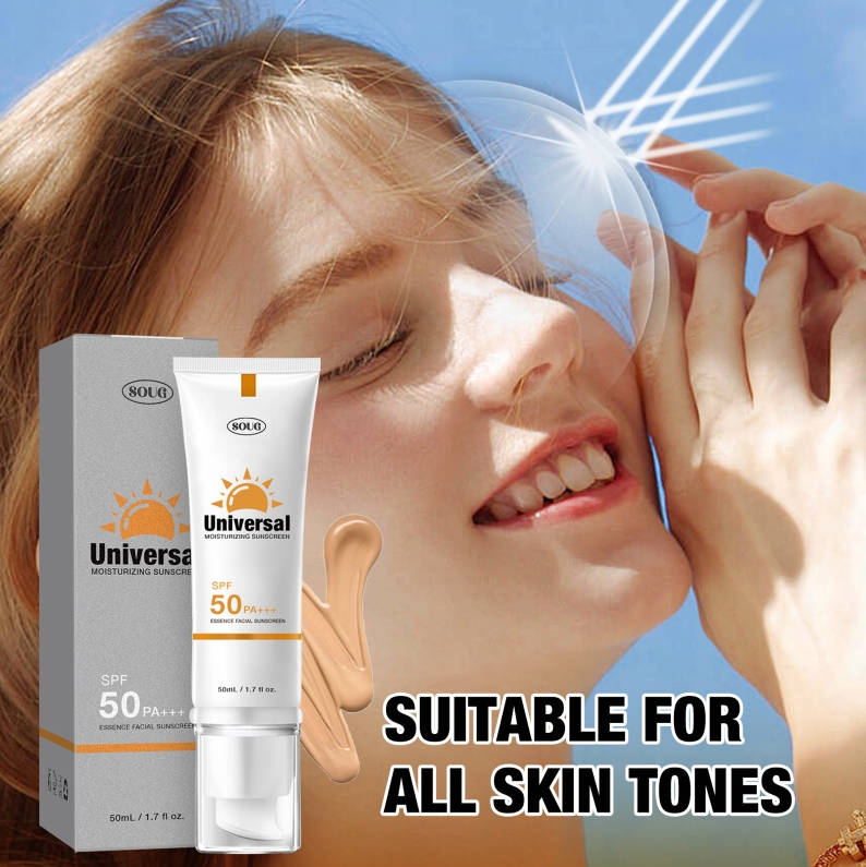 Tinted SPF 50 Sunscreen, UV Defense for All Skin. Daily Sun Protection Sunscreen is a daily necessity. Oxybenzone and methacrylate-free body and face sunscreen helps protect sun-sensitive skin and skin susceptible to burns from UVA aging and UVB burning r