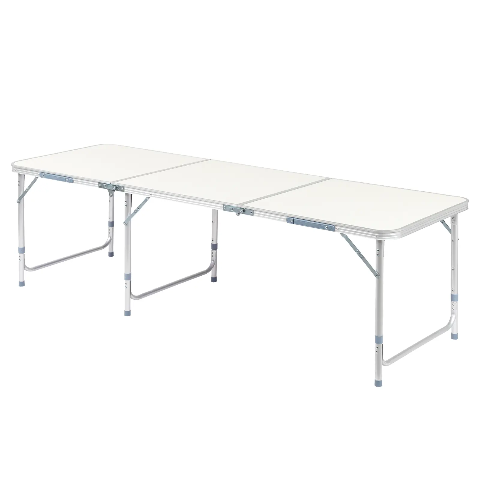 6ft 180-60cm Aluminum Alloy Folding Table Portable Foldable Desk For Camping Picnic BBQ Home Party