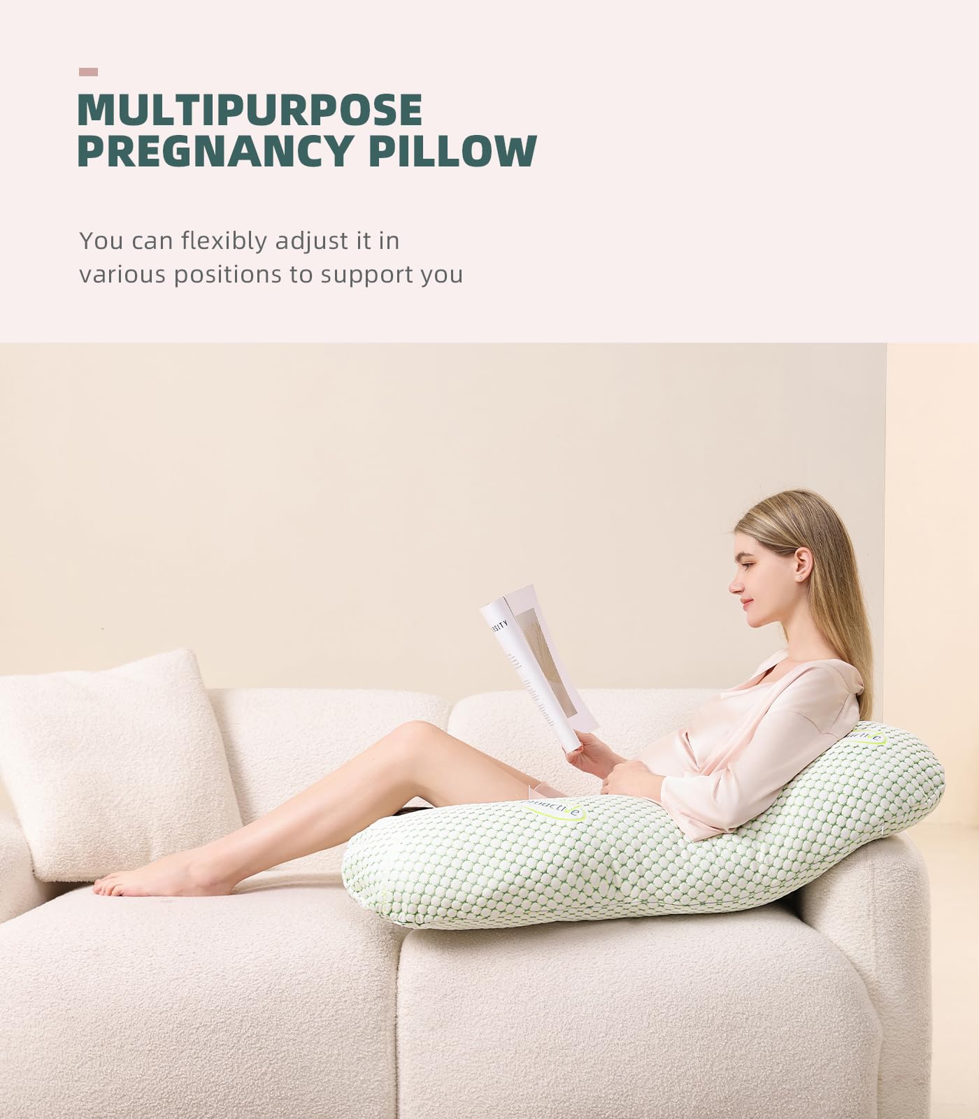 The Pillow For Pregnant Women Is Soft