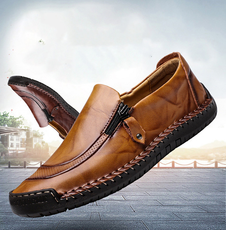 Title 2, spring and autumn new casual leather shoes men...