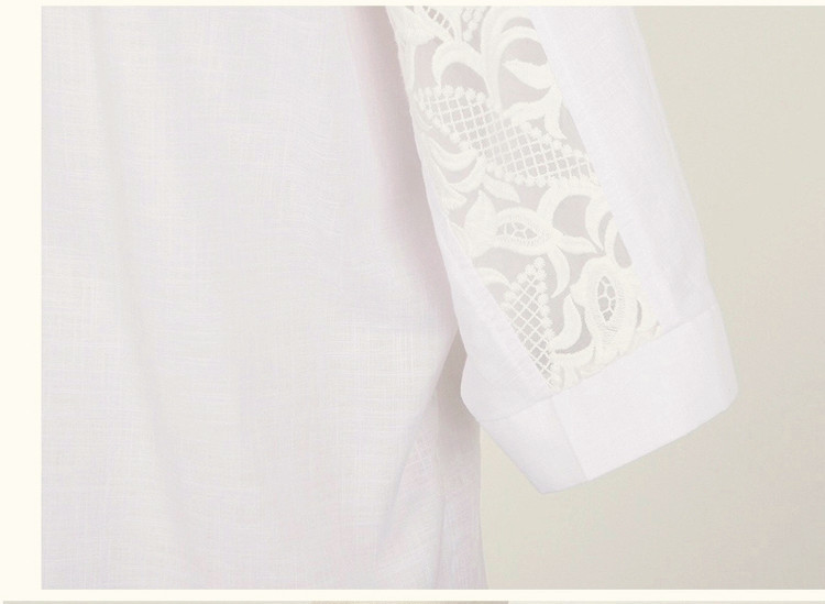 Title 4, Loose Five-point Mid-sleeve Short-sleeved Shirt