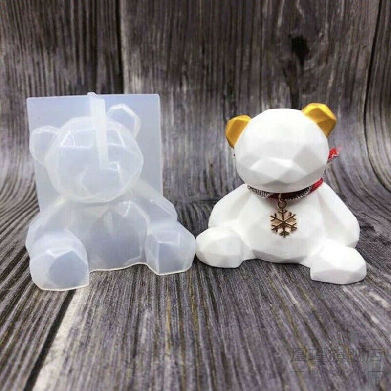 Geometric Bear Resin Mold