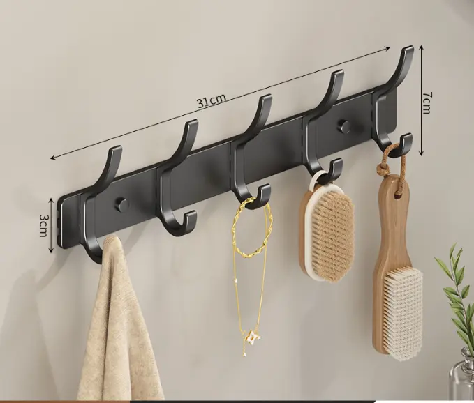 Wall Mount Coat Rack - Thickened Clothe