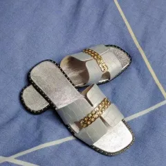 One-line Metal Chain Hollow European And American Beach Drag - Sliver-35 - View 1