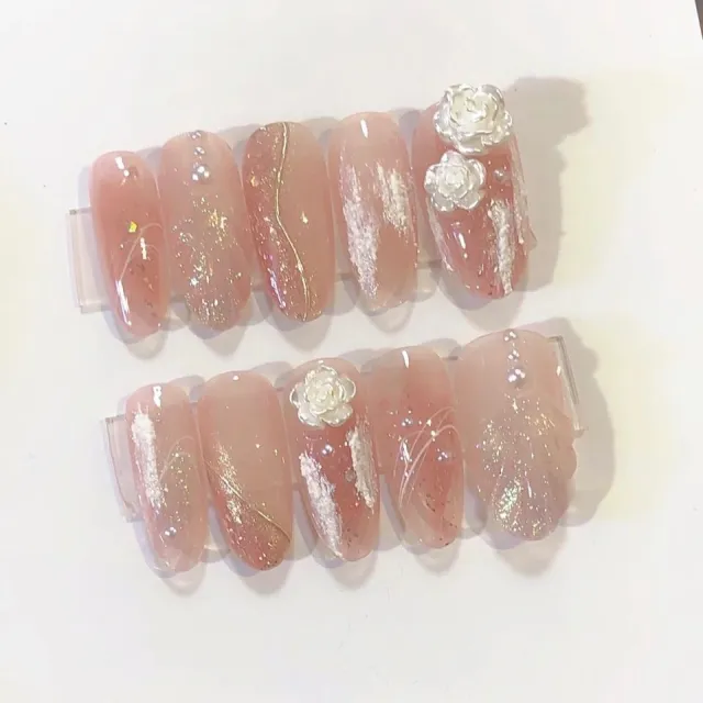 Phototherapy White Series Gypsum Gel Camellia Wearing Nail Enhancement Camellia - Shop at LoveMi