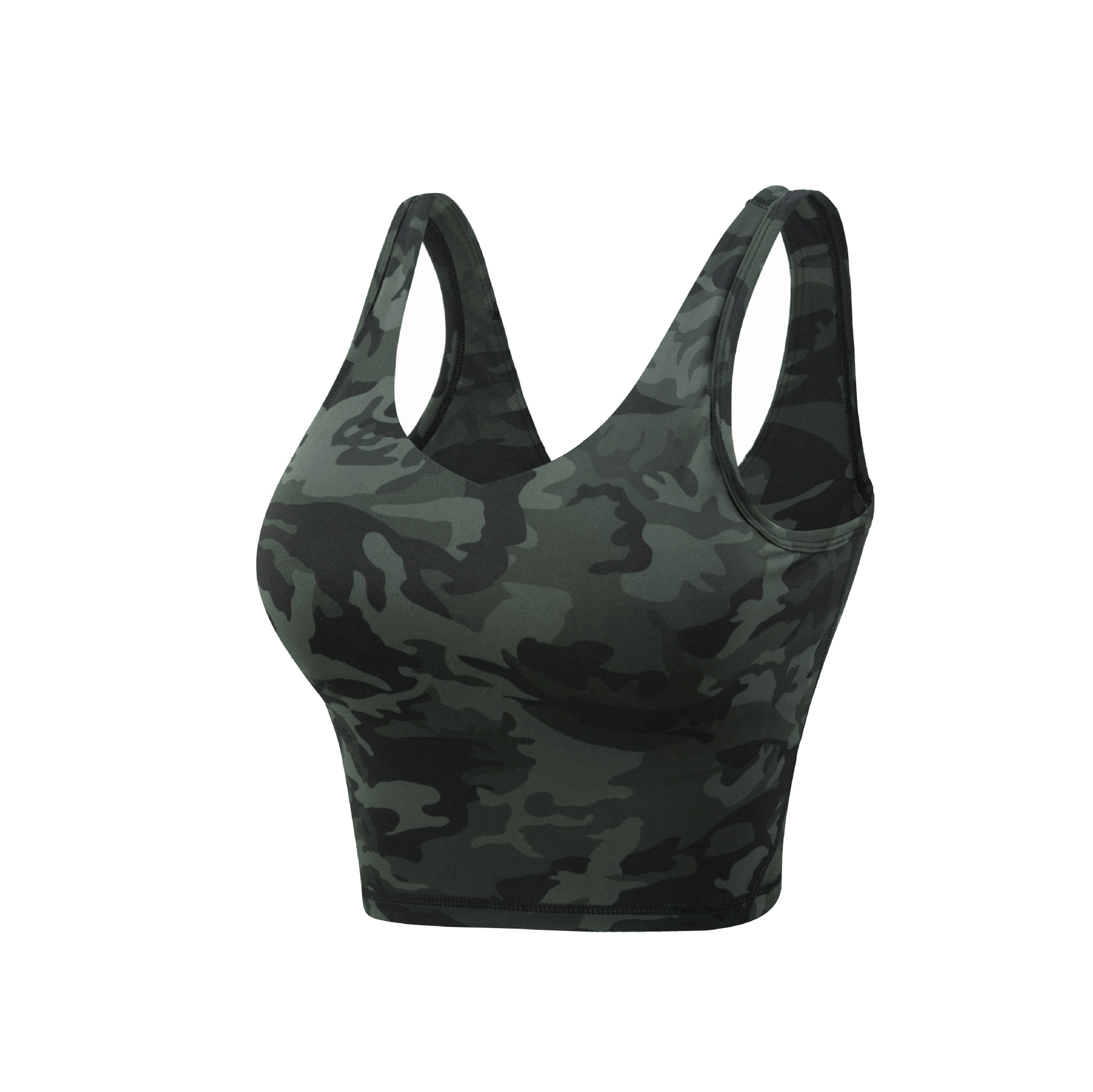 Title 25, Vest Sports Bra Printed Yoga Suit