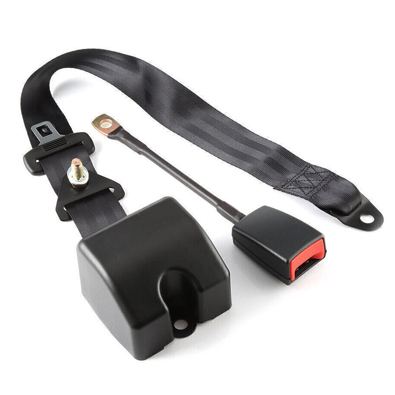 3 Point Inertia Seat Belt Kit Car Truck Adjustable Seat Belt Universal 2 SET
