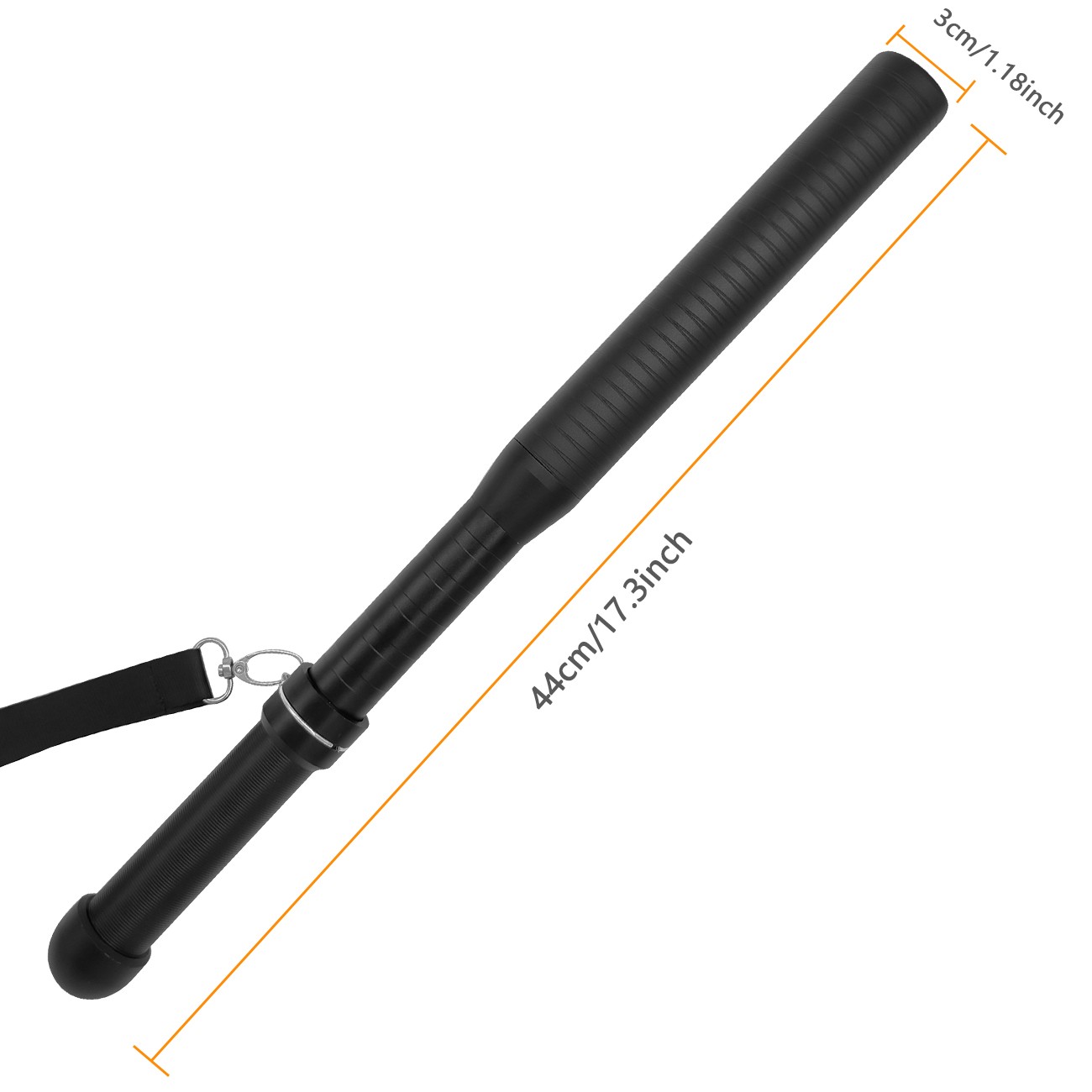 Baseball LED Flashlight Rechargeable Torch Spotlight Emergency Security Work Light 3 Lighting Modes