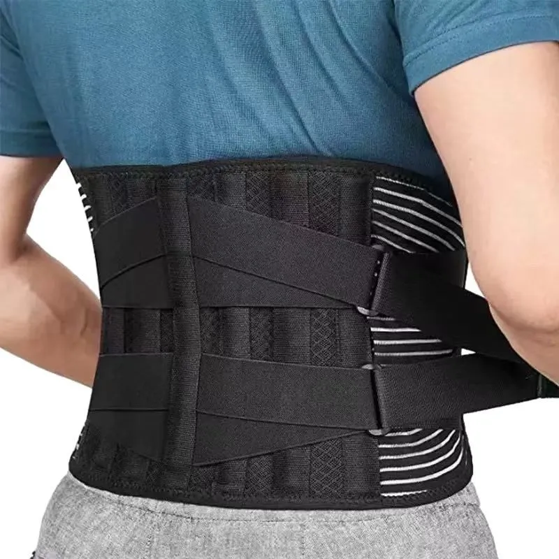 Cross-Border Hot-Selling Waist Support Belt, High Elasticity Breathable Lumbar Fixation Belt, Double Compression Support Sports Waist Brace Wholesale