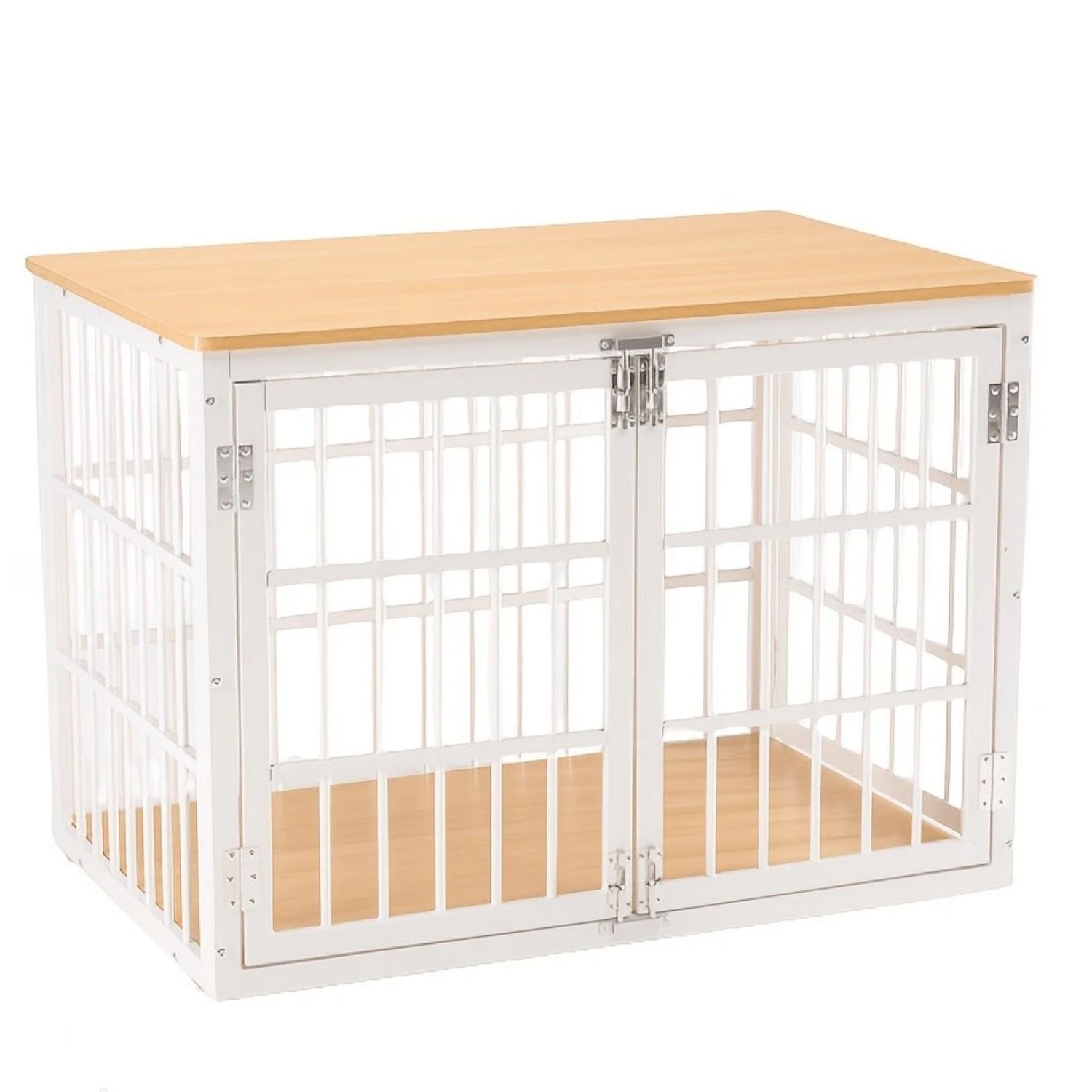 Sturdy Dog Crate Furniture, Heavy Duty Kennel For Large & Medium Dogs, Indoor Use 4