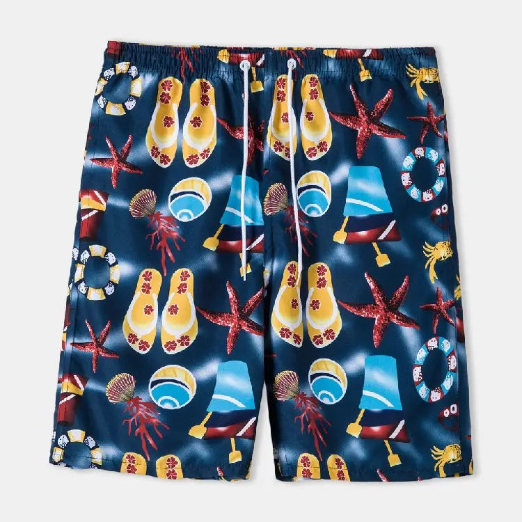 Hawaiian Series Beach Style Men's Suit Hong Kong Style Suit