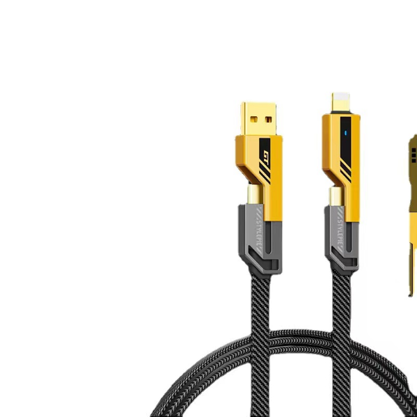 Style Pie Rope Four-in-one Data Cable Type-c