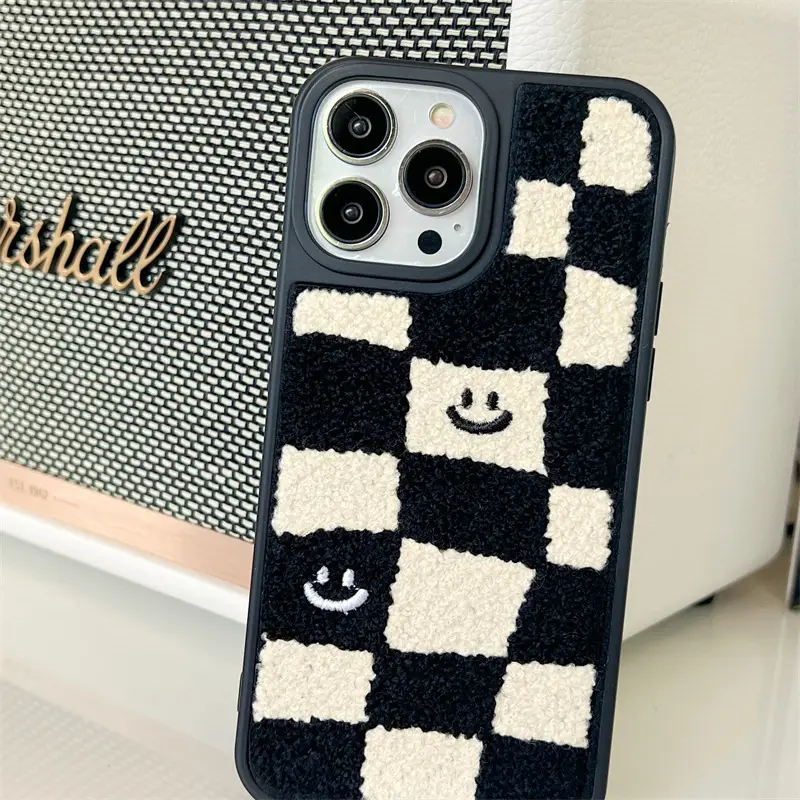 Black And White Chessboard Phone Case