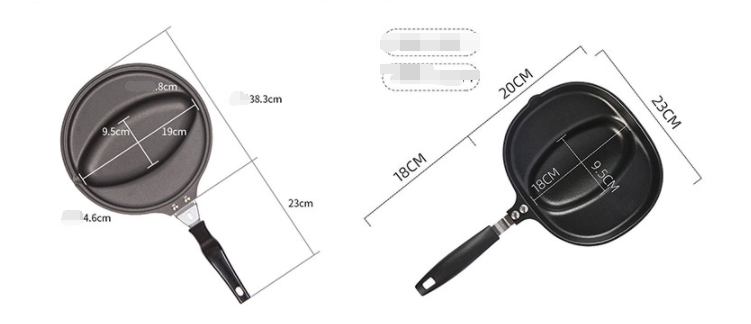 Title 4, Flat Bottom Non-stick Frying Pan Restaurant Egg...