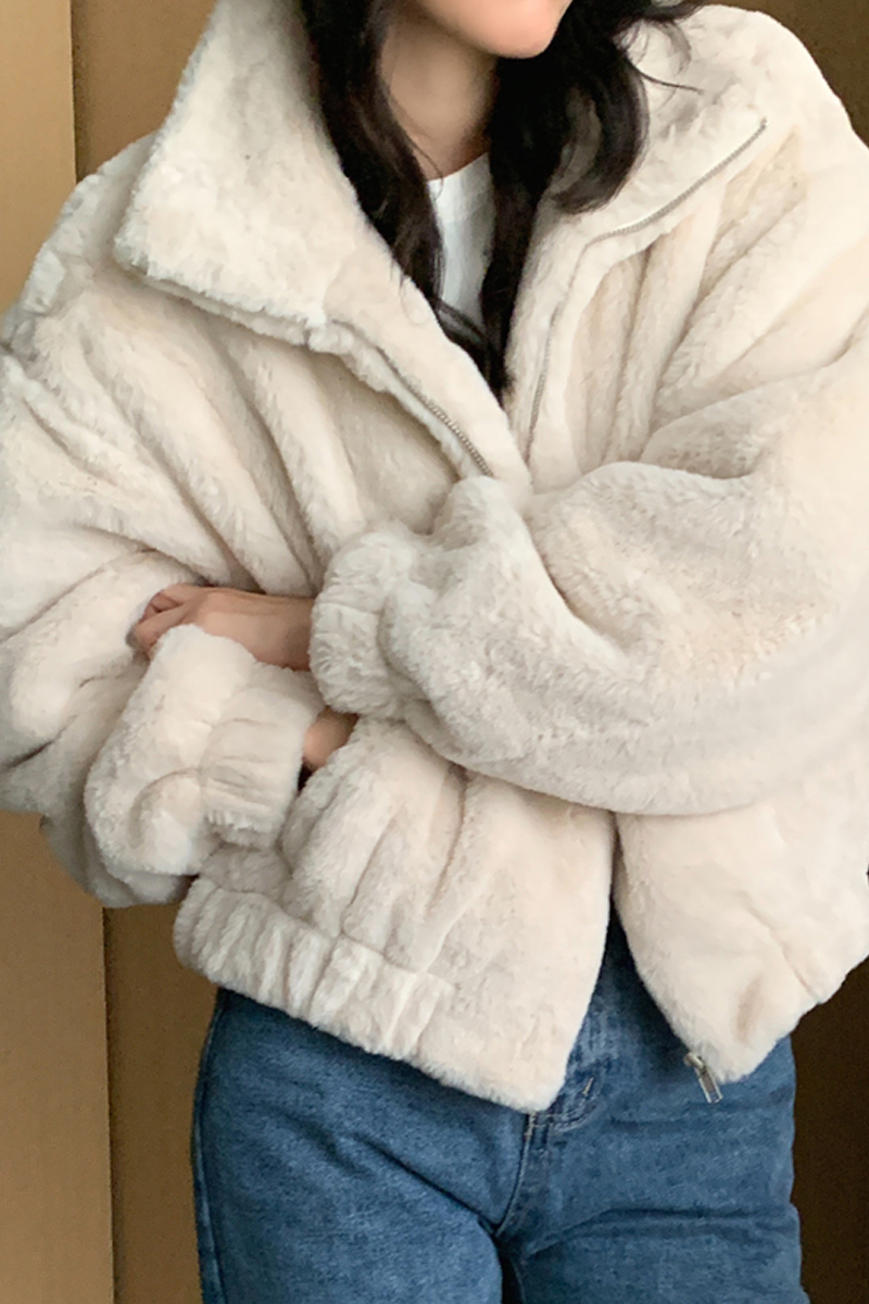 Gentle Wind Retro Cotton Coat Women's Thickened All-match