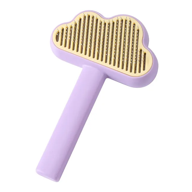 New Cloud Pet Comb Cat Comb Pet Brushing Pet Self cleaning Needle Comb Pet Hair Remover Pet Comb Batch Color Box Included - Shop at LoveMi