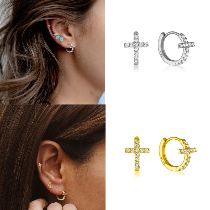 Title 3, Fashion Personality Cross Ear Clip