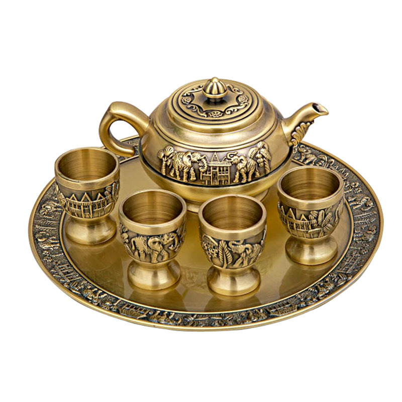 High-end Light Luxury National Tide Tea Set Tea Cup Teapot Tray