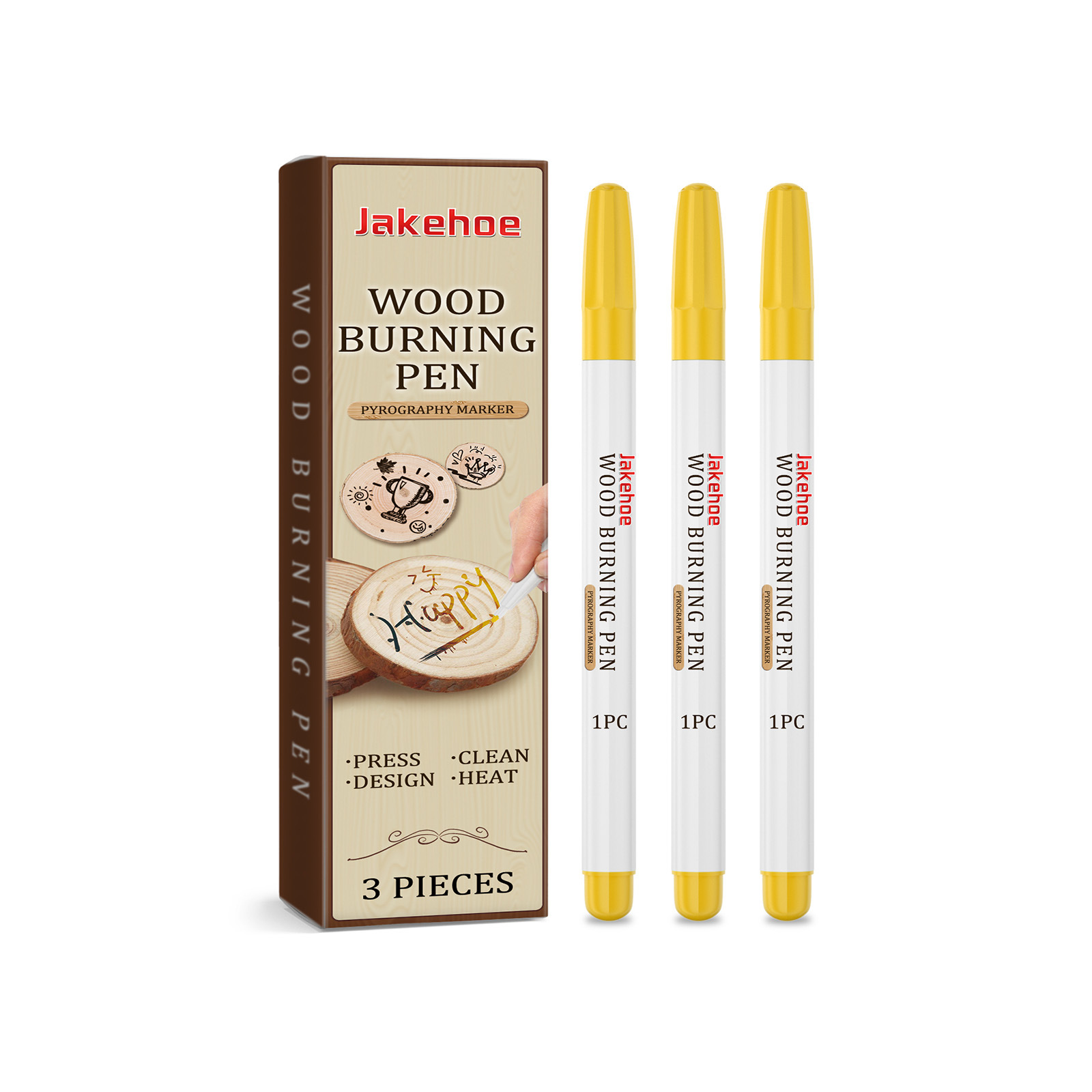 JAKEHOE Cross-border Pyrography Pens, Woodworking Pyrography Pens, Wood Pyrography Pens, Art Markers, Drawing Markers, And Marking Pens.