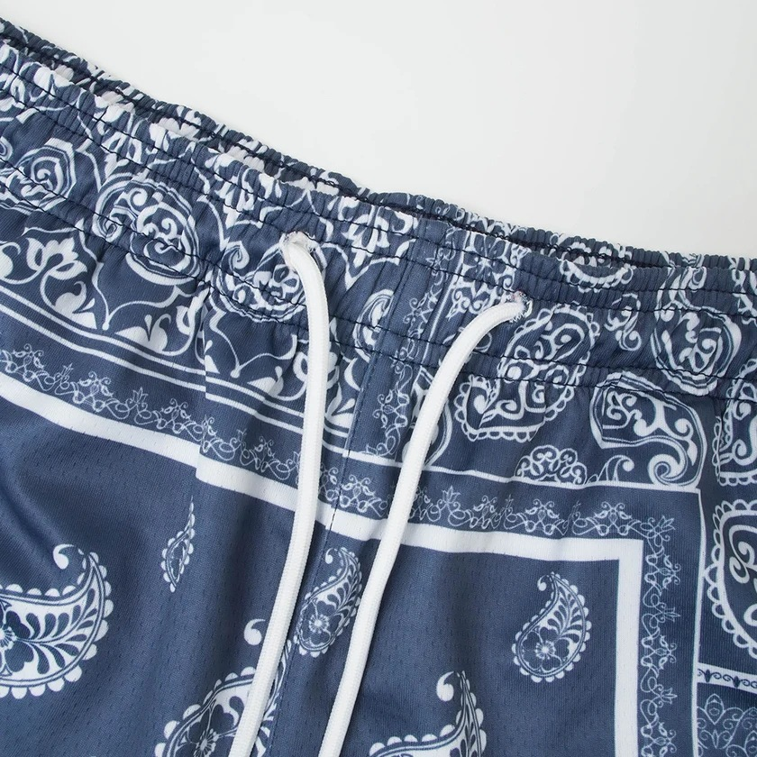 Title 6, Nieuwe trendy Cashew Flower sportshorts met sne...