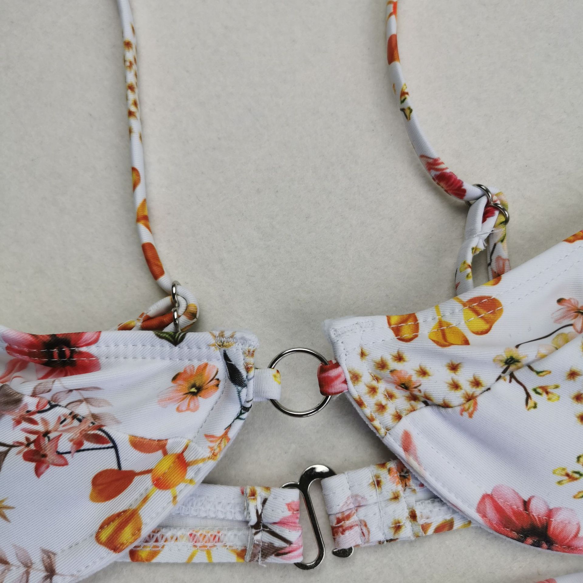 Women's Split Soft Bag And Steel Support Gather Swimsuit - Image 2