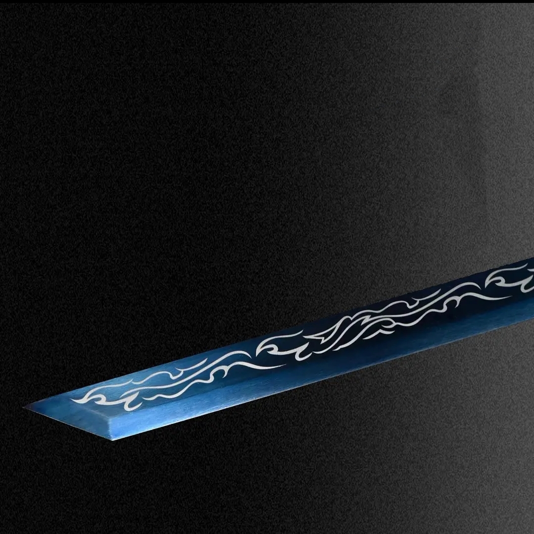 Liuying Integral Tang Dynasty Horizontal Sword High Manganese Steel Self-Defense Cold Weapon Collection-Grade Unsharpened