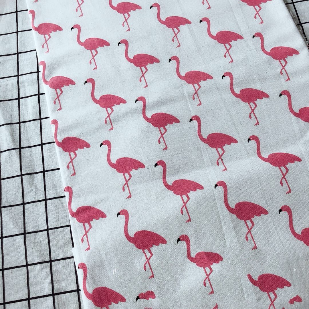 Canvas flamingo