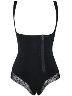 Women's Rubber Body Sling Zipper Shaper - Black - View 1