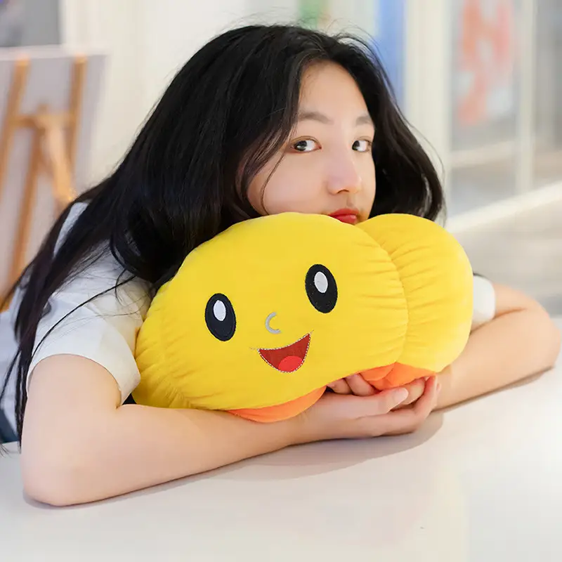 Cute Luminous Pumpkin Doll Double-sided Expression Reversible Pumpkin Plush Toy