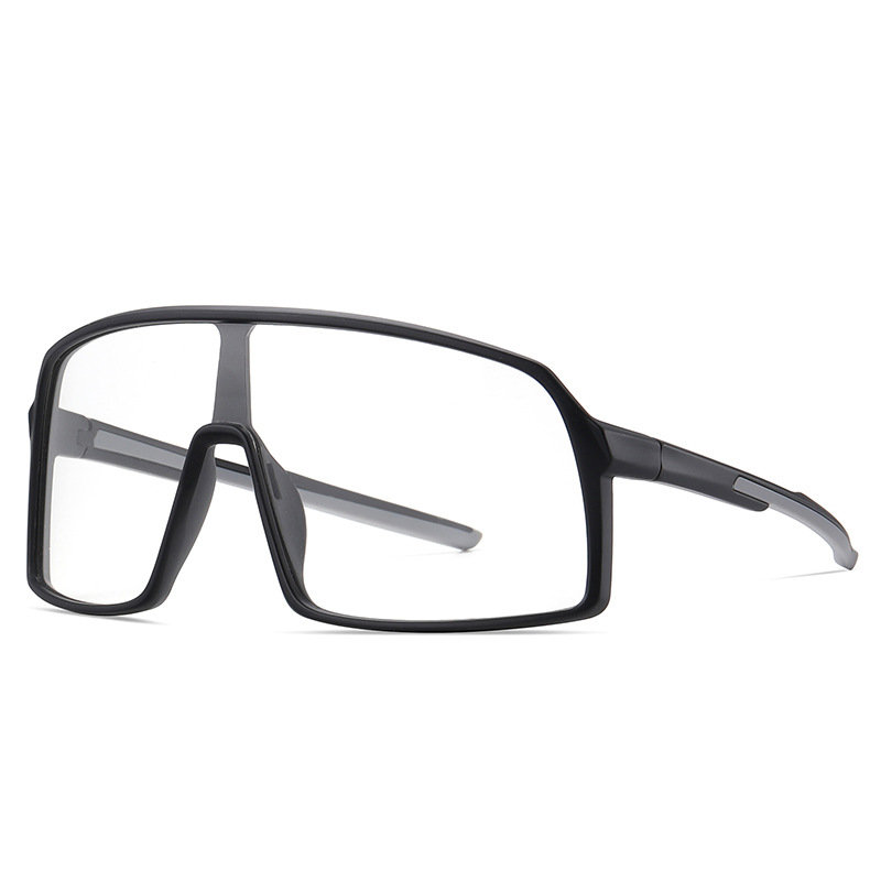 Mens Fashion Simple One Piece Large Frame Sunglasses - Image 10