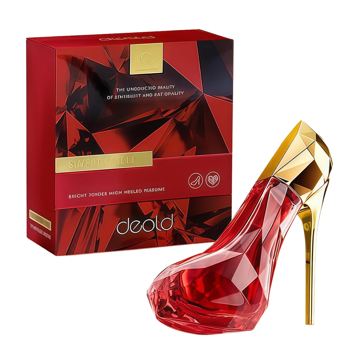 A Unique And Luxurious Red High-heeled Shoe Design A Long-lasting Fragrance A Must-have Perfume For Beauty Enthusiasts And A Special Gift For Women. 12
