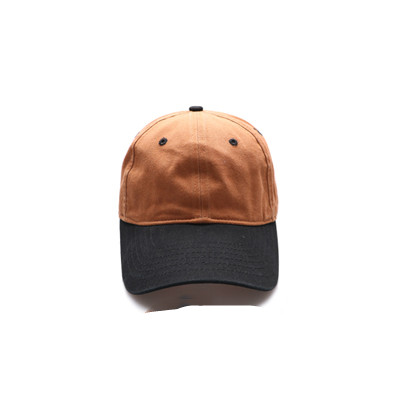 Title 3, Distressed stitching solid color curved brim cap