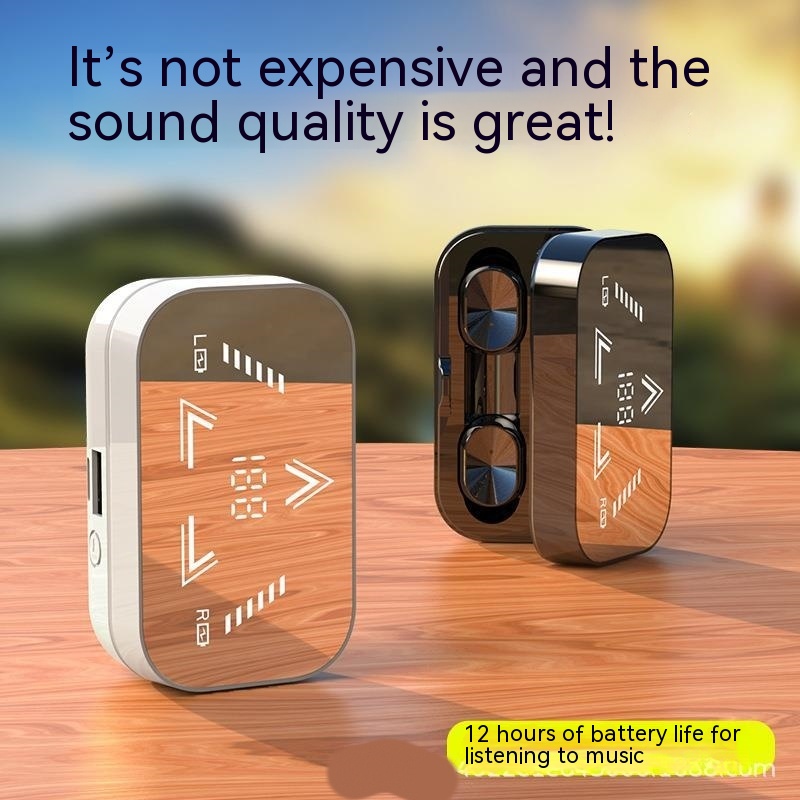 Wireless Bluetooth Plastic Headset In-ear Touch Running
