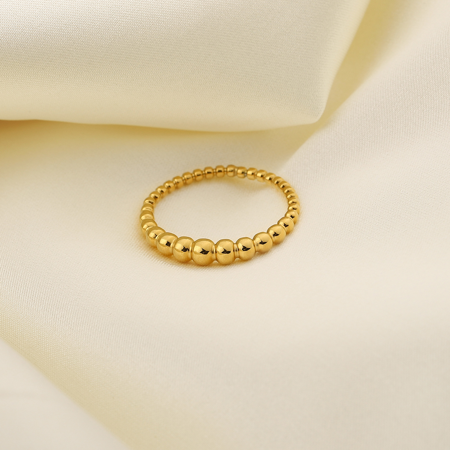 European And American INS Style Chic Small Dot Mini Ring