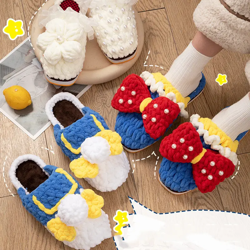 Handwoven Slippers Diy Material Package Making